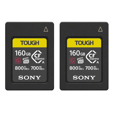 Sony 2 Pack TOUGH 160GB CFexpress Type A Memory Card CEAG160T 2