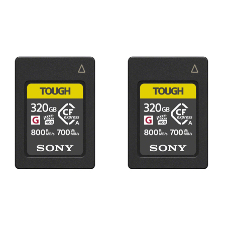 Sony 2 Pack CEA-G Series TOUGH 320GB CFexpress Type-A Memory Card