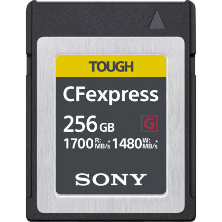 Sony 256GB CFexpress Tough Memory Card, 1700 MB/s Read, 1480 MB/s Write