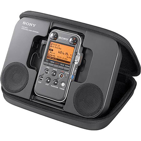 Sony Carrying Case Speaker, PCM-M10 Recorder, Black