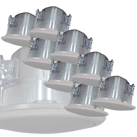CM31-EZ 3" In-Ceiling Speaker Master Pack, White, 8-Units