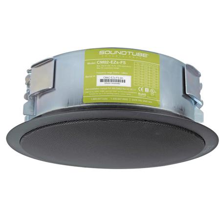 SoundTube CM82-EZs 8" Coaxial 2-Way In-Ceiling Speaker with Short Can, Black