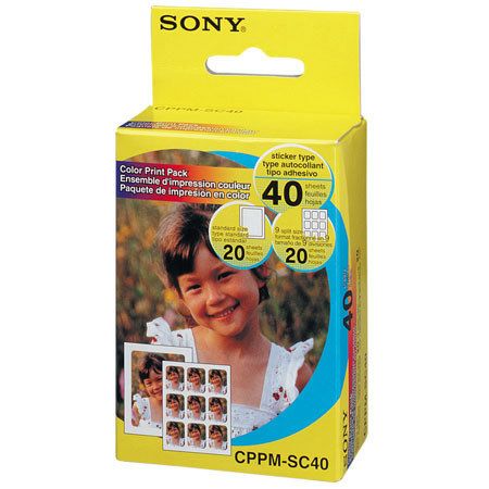 Sony CPP-MSC40 Sticker Paper for TRV820