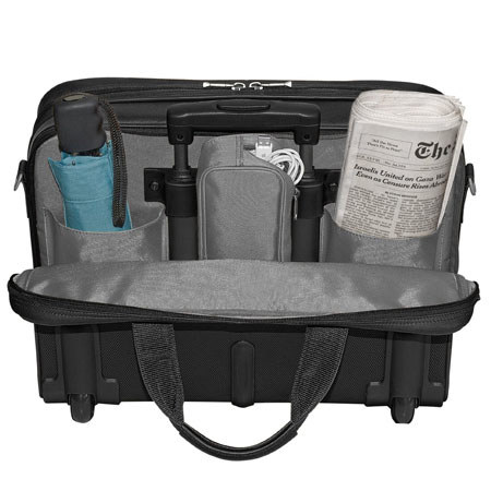 Solo D529-4 15.6" Rolling Laptop Case, Black