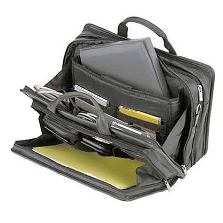 Solo D9604 15.4" Laptop Overnighter Portfolio, Black