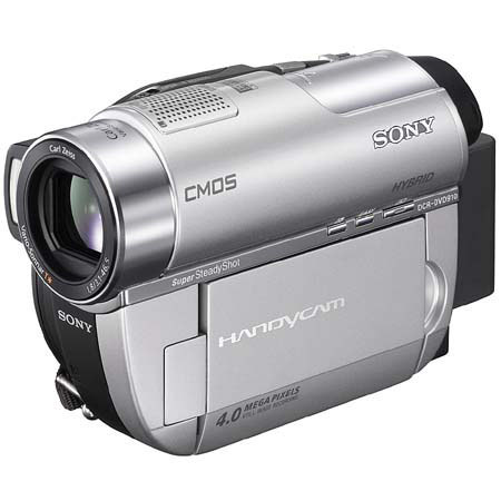 Sony DCR-DVD910 DVD Handycam Camcorder, 15x Optical, 180x Digital Zoom, Carl Zeiss Vario-Tessar Lens, 2.7" Touch Panel LCD Screen