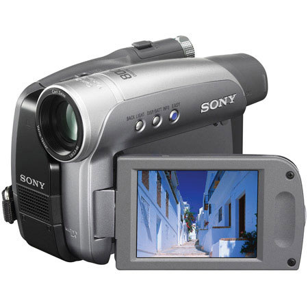 Sony DCR-HC28 Digital Mini-DV Handycam Camcorder with 2.5" Swivel Touch Panel LCD Screen, Carl Zeiss Vario-Tessar Lens, 20x Optical Zoom, 800x Digital Zoom