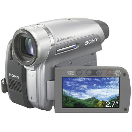 Sony DCR-HC96 Digital Mini-DV Handycam Camcorder, 2.7" Wide Touch LCD, 1/3" Advanced HAD CCD (2050K Effective Pixels), 10X Optical, 120X Digital Zoom, Digital Still Memory Mode with Memory Stick Duo Media