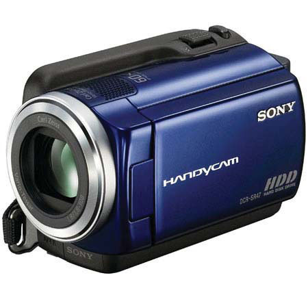 Sony DCR-SR47/L 60GB HDD Handycam Camcorder Kit, Blue