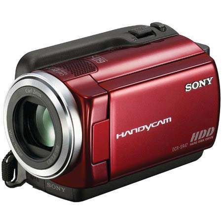 Sony DCR-SR47/R 60GB HDD Handycam Camcorder Kit, Red