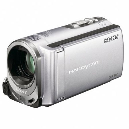 Sony Handycam 12.3メガピクセル Sony DCRSX43SE PAL Standard Flash Memory Camcorder, 60X