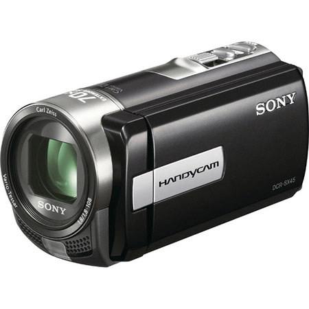 Sony DCR-SX45/B SD Memory Card Camcorder, Black