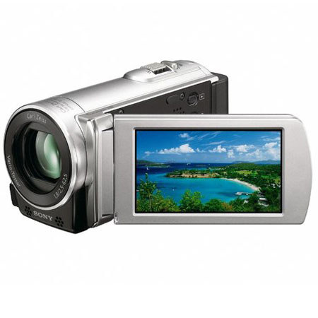 Sony DCRSX83 16GB Flash Memory Camcorder, 60X - Silver