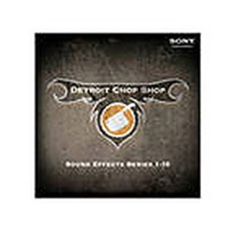 Sony Detroit Chop Shop Sound Effects Series: Volume 1 to 10 Software