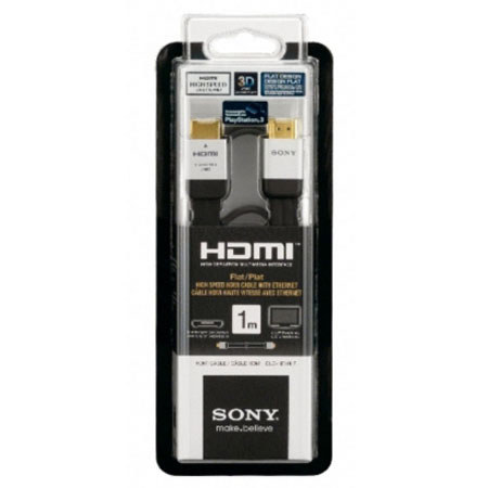 Sony DLC-HE10HF Flat High Speed HDMI Cable - 3' 3in.
