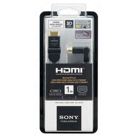 Sony DLC-HE10H Swivel High Speed HDMI Cable, 3' 3 inch