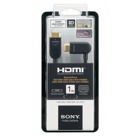 Sony DLC-HE10V Swivel High Speed HDMI Cable - 3' 3in.