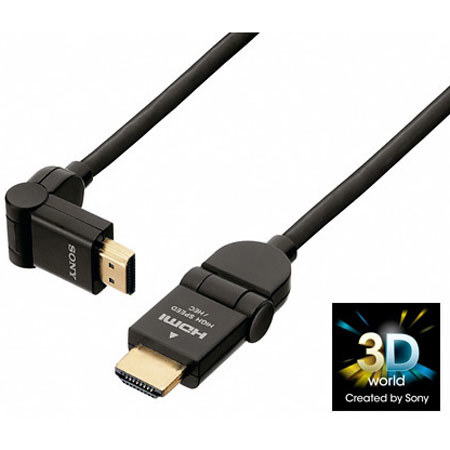 Sony DLC-HE20H Flat High Speed HDMI Cable, 6 feet 4in