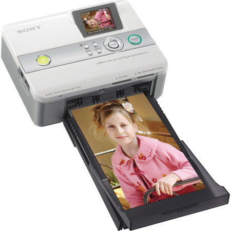 Sony 4x6" Dye Sublimation Digital Photo Printer with USB 2.0 Interface, Memory Stick Media Slot