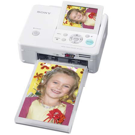 Sony DPP-FP75 4" x 6" Dye Sublimation Digital Photo Printer with 3.5" LCD Screen &amp; USB 2.0 Interface