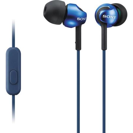 Sony MDR-EX110AP Monitor Headphones for Android Devices, Blue