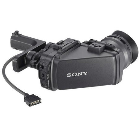 Sony DVFL350 3.5" Color LCD Viewfinder for PMW-F5 & PMW-F55, 960x540 Resolution, 270cd/m2 Brightness, 1.2 W Power Consumption
