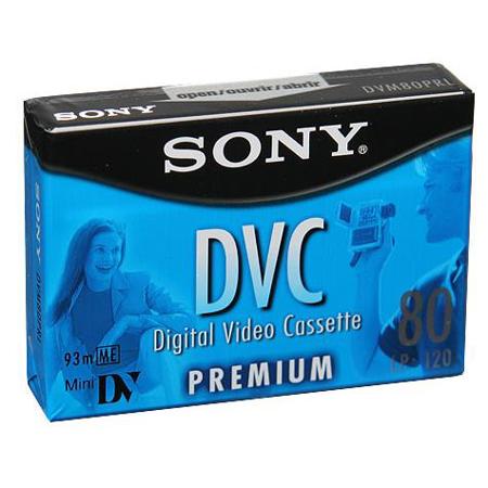Sony DVM80PRL 80 Min Premium Video Recording Tape