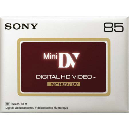 Sony Mini-DV DVM 85 Minute High Definition Video Tape