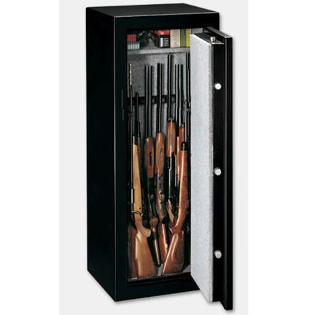 Stack-On 16 Gun Safe with Electronic Lock, Matte Black
