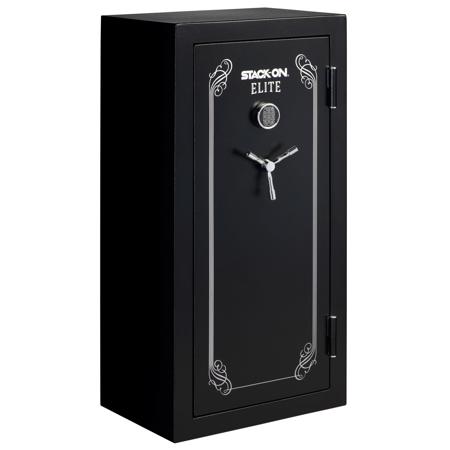 Stack-On 27-30 Gun Safe with Electronic Lock, Matte Black