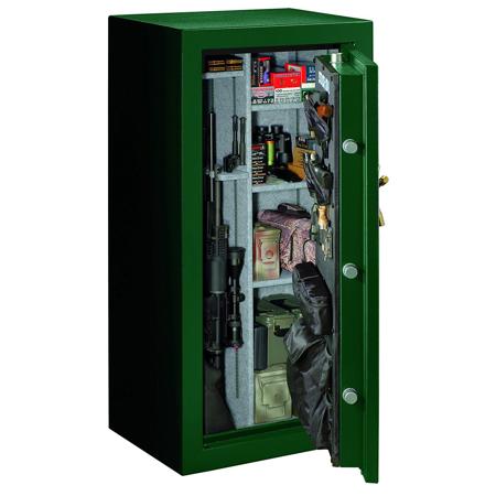 Stack-On 27-30 Gun Safe with Combination Lock, Matte Hunter Green