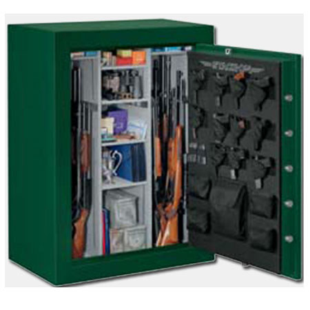 Stack-On 48 Gun Safe with Electronic Lock and Door Storage, Matte Hunter Green