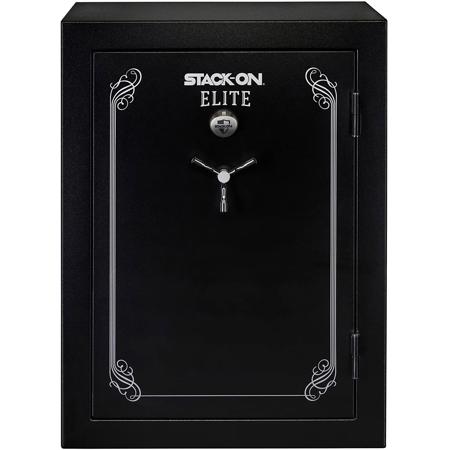 Stack-On 51-69 Gun Safe with Biometric Lock, Matte Black