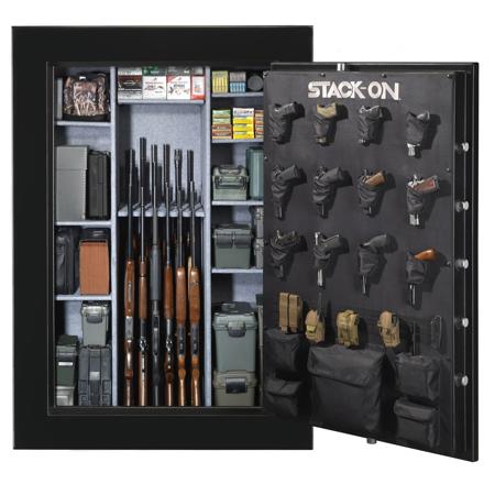 Stack-On Elite 72" Tall 62-90 Gun Safe with Electronic Lock, Matte Black