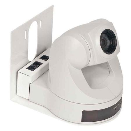 Sony EVI-D70PW Pal System 1/4" CCD PTZ Camera with Wireless Remote, White