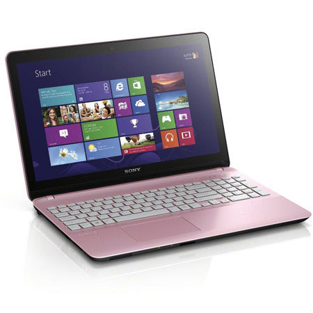 Sony VAIO Fit 15 Series 15.5" Touchscreen Full HD Notebook, 6GB RAM, Pink
