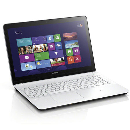 Sony VAIO Fit 15 Series 15.5" Touchscreen Full HD Notebook, 6GB RAM, White