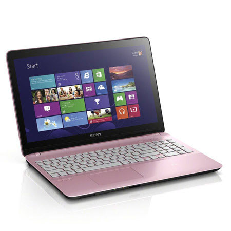 Sony VAIO Fit 15E 15.5" Touchscreen Full HD Notebook, Pink