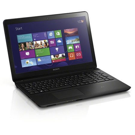 Sony VAIO Fit 15E 15.5" Notebook, AMD A8-5545M 1.7GHz, Black