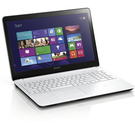 Sony VAIO Fit 15E 15.5" Notebook, 4GB RAM, 750GB HDD, White