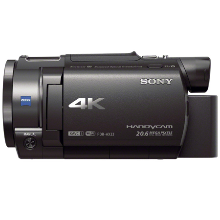Sony FDR-AX33 4K Ultra HD Handycam Camcorder with Exmor R CMOS Sensor