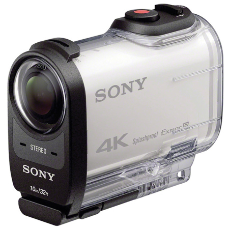 Sony FDR-X1000V 4K Action Camera, White