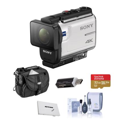 Sony FDR-X3000 4K Action Camera, with Balanced Optical SteadyShot, Wi-Fi and GPS