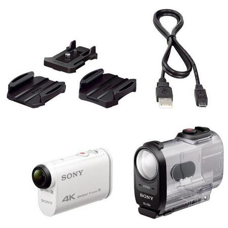 Sony FDR-X1000V 4K Splash Proof Action Camera Bundle