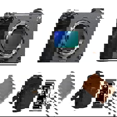 Sony FX2 Digital Cinema Camera Bundle + 128GB UHS-II SDXC Memory Card + NP-FZ100 Battery Pack + Shoulder Bag