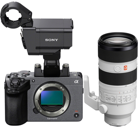 Sony FX5 Cinema Camera with XLR Handle & FE 70-200mm f/2.8 GM OSS II G Lens
