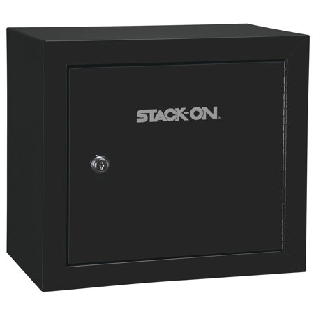 Stack-On Pistol/Ammo Steel Cabinet with Key Lock