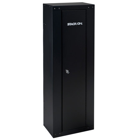 Stack-On 8 Gun Ready to Assemble Security Steel Cabinet, Black