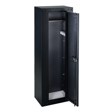 Stack-On 8 Gun Ready to Assemble Security Steel Cabinet, Black