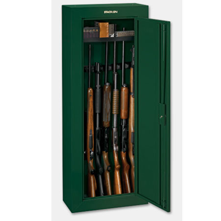 Stack-On 8 Gun Steel Security Cabinet, Hunter Green
